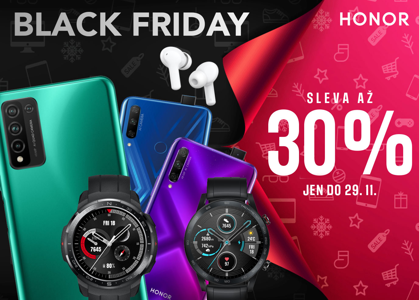 Slevové bomby jsou tady! Právě startuje BLACK FRIDAY. Hity sezóny i úplná novinka na trhu s neuvěřitelnou slevou až 30 %